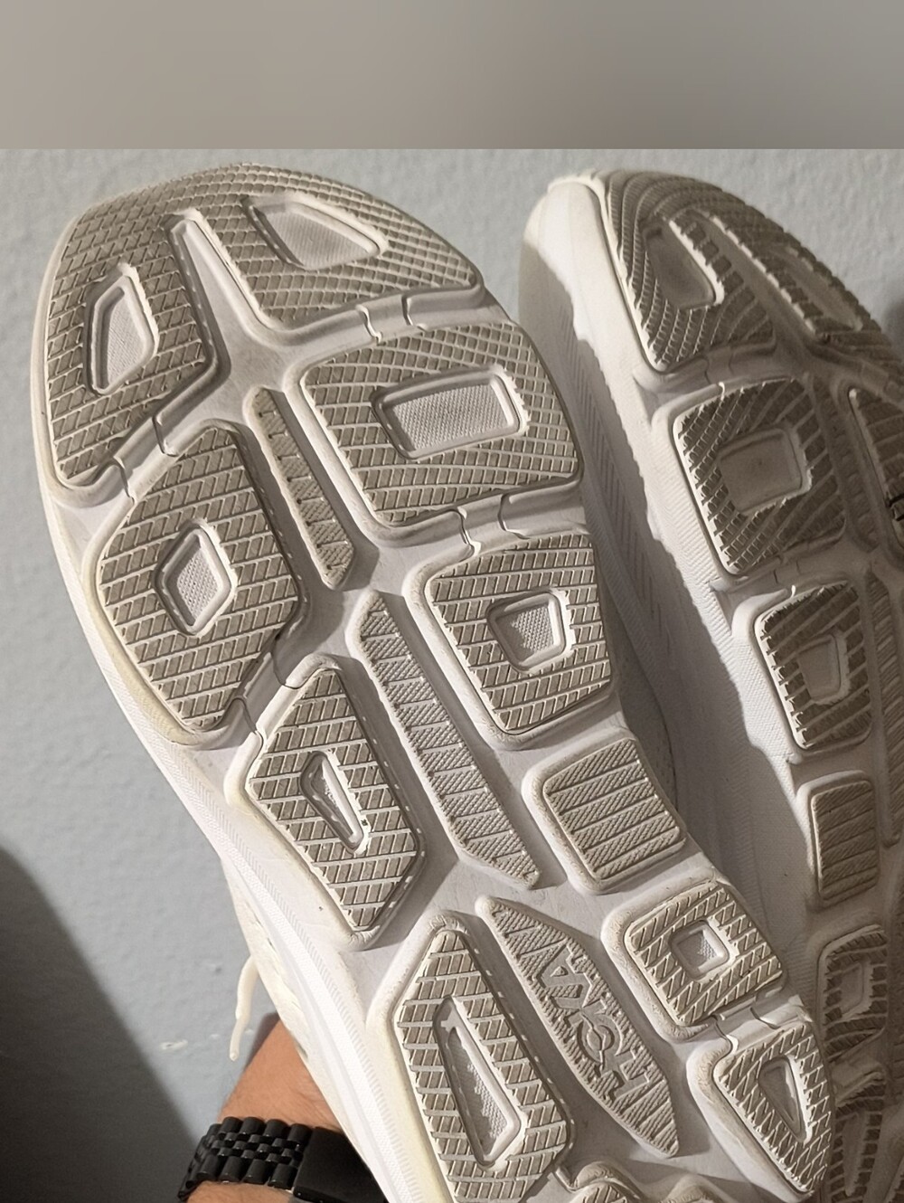 Hoka Bondi 9 Sz 10 Men White - Picture 8 of 10